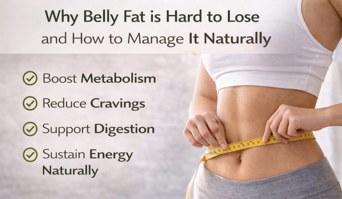 Why Belly Fat is Hard to Lose and How to Manage It Naturally